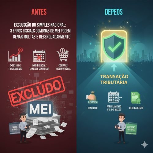 ð¨ Exclusão do Simples Nacional: 3 Erros Fiscais Comuns do MEI que Podem Gerar Multas e Desenquadramento