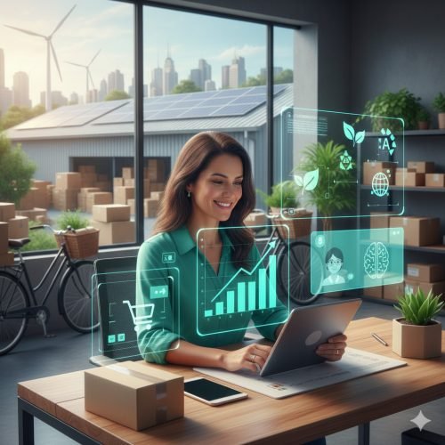 E-commerce, Sustentabilidade e IA: Oportunidades de Baixo Investimento para PMEs em 2025
